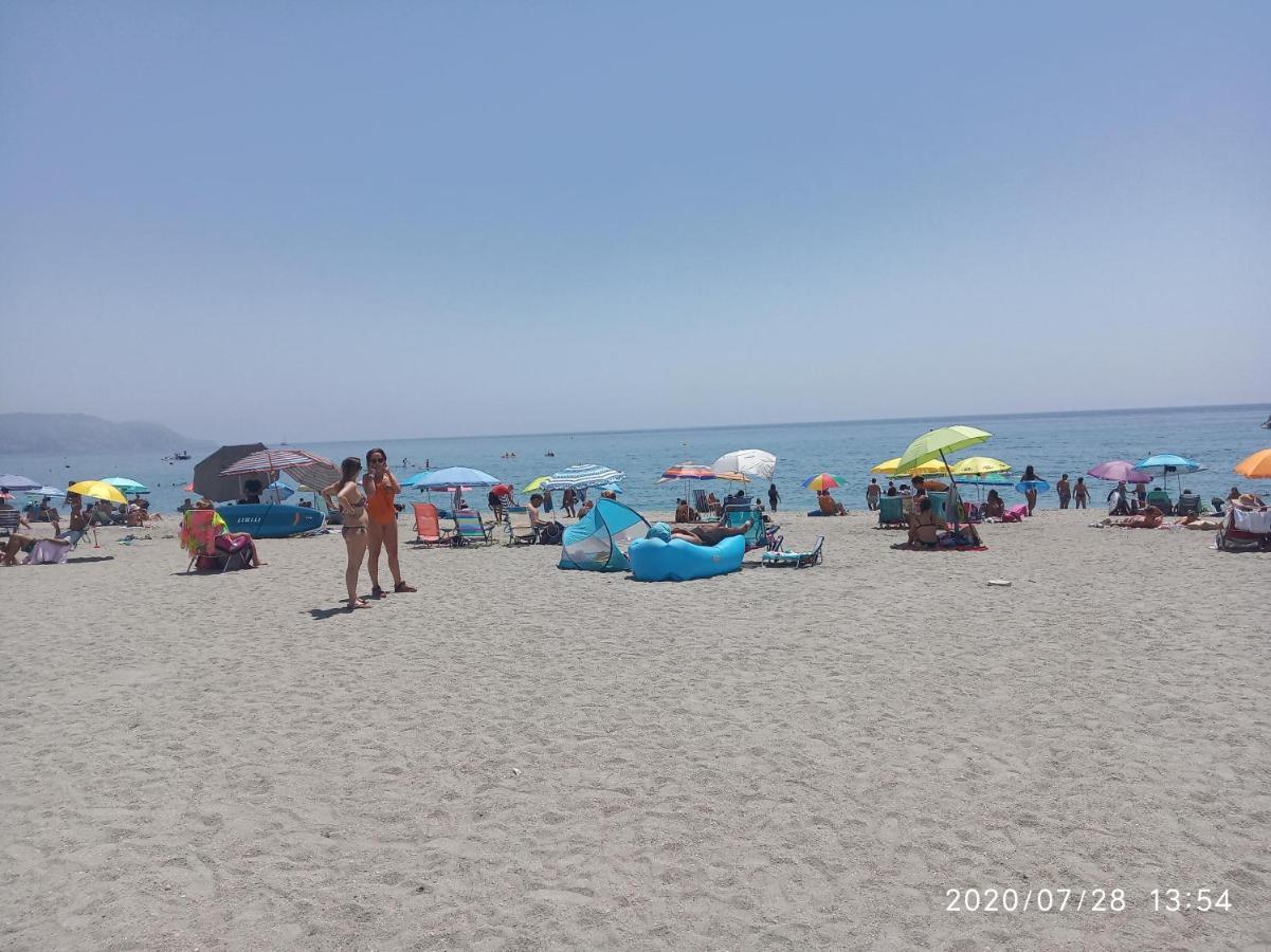 Nerja 1ª Linea De Playa De Burriana , Terraza Grande Al Mar Lägenhet Exteriör bild