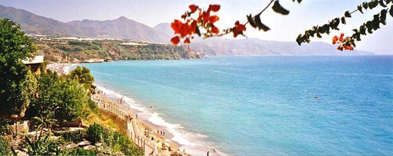 Nerja 1ª Linea De Playa De Burriana , Terraza Grande Al Mar Lägenhet Exteriör bild