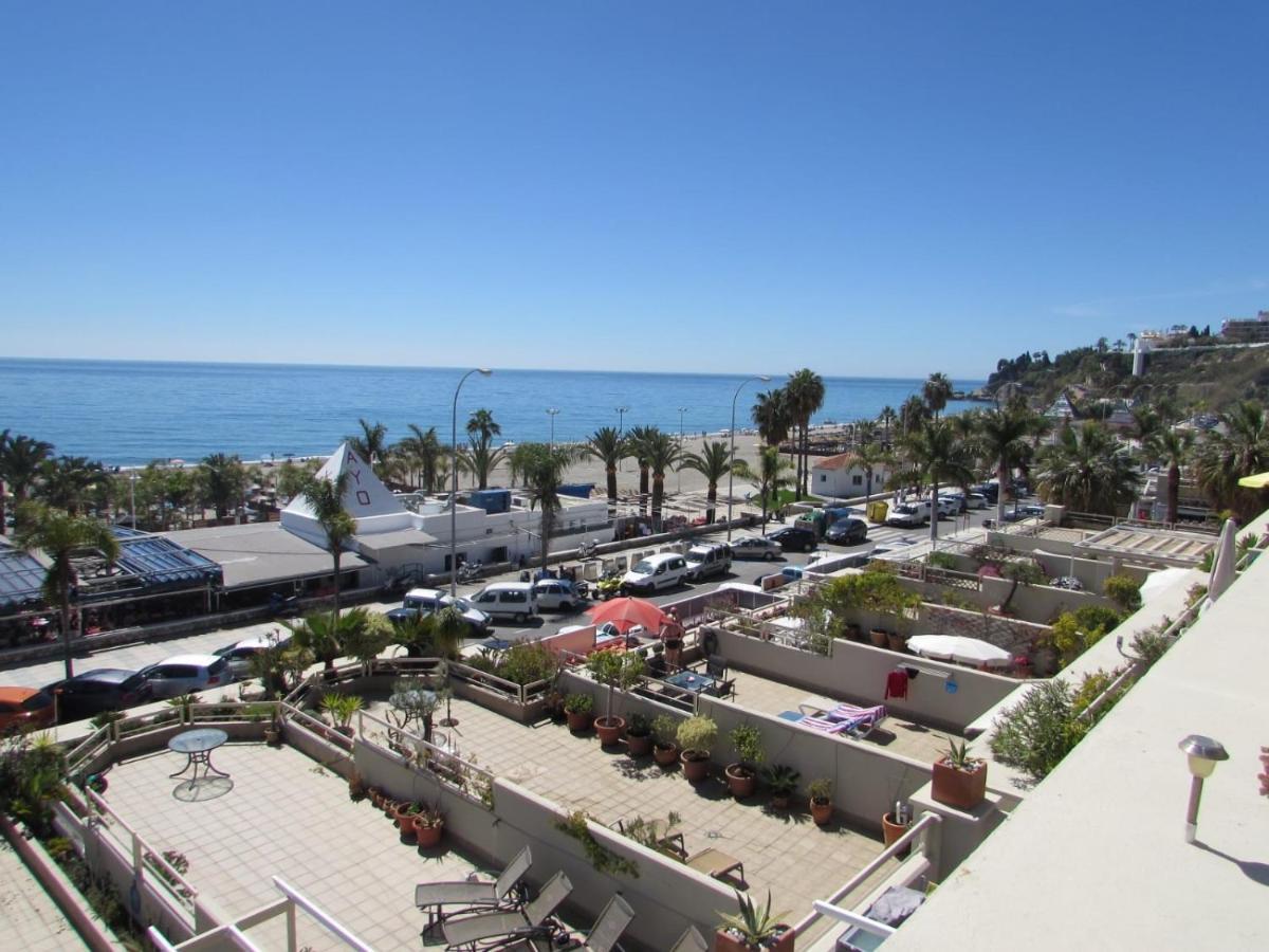 Nerja 1ª Linea De Playa De Burriana , Terraza Grande Al Mar Lägenhet Exteriör bild